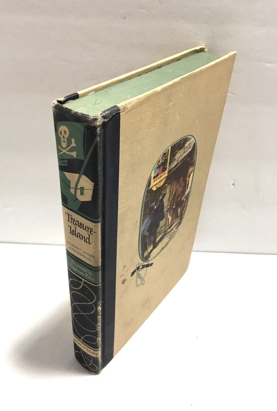 Treasure Island Robert Louis Stevenson Illustrated Junior Library 1947 Hardcover